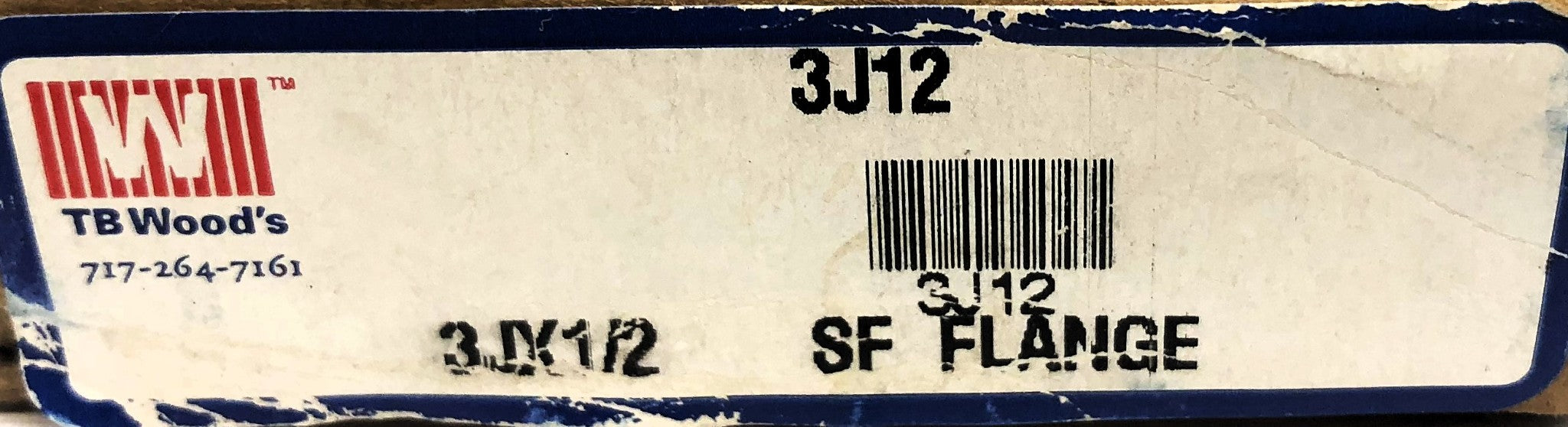 TB Wood's Sure-Flex Flange 3JX1/2 (3J12) [Lot of 3] NOS