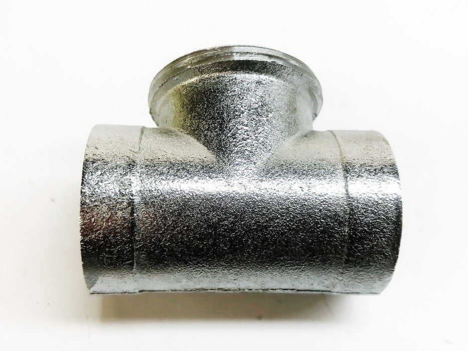 Unbranded 1-1/4" Female x 1-1/4 Female x 1-1/2" Male Steel Tee NOS