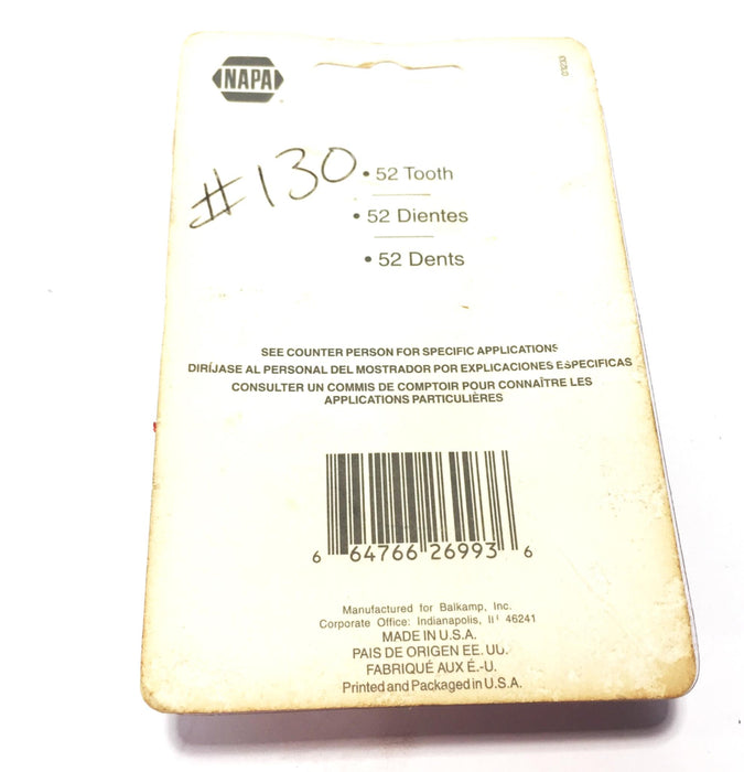 NAPA Window Regulator Gear Kit 655-1502 (6551502) NOS