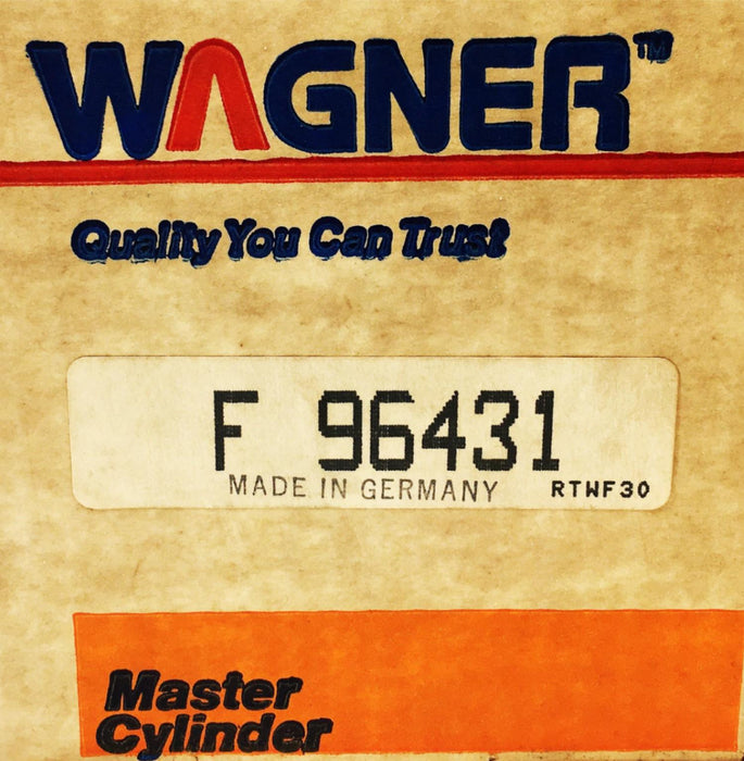 Wagner Brake Master Cylinder F46431 NOS