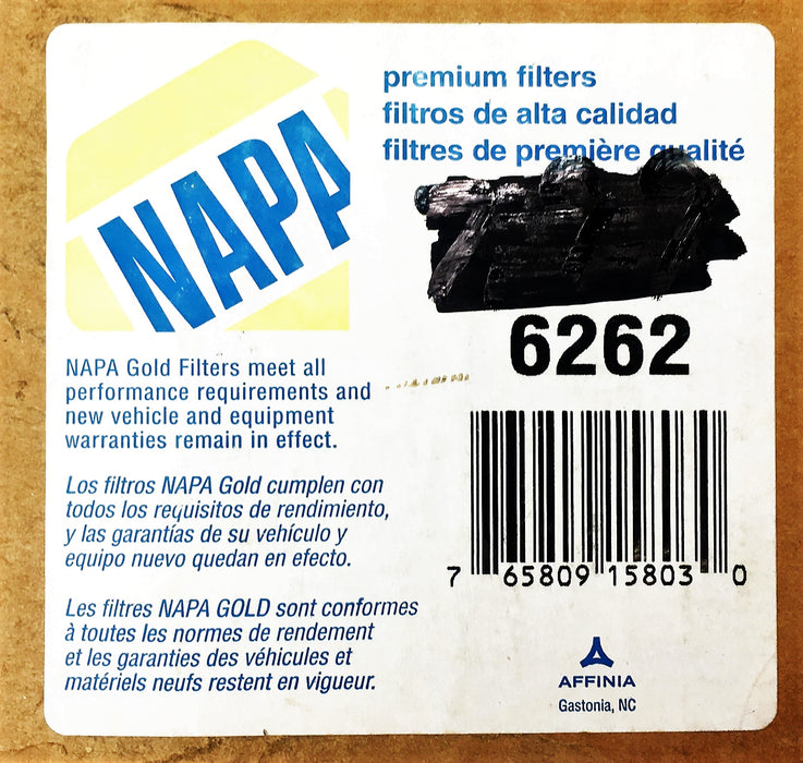 Napa Gold Premium Air Filter With Fins FIL6262 NOS