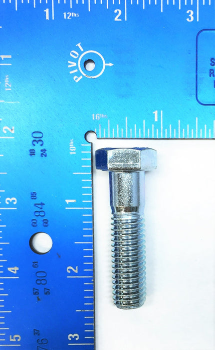 Threaded Fasteners 1/2"-13 X 2" GR.5 Zinc Plated Hex Cap Screw [Lot of 100] NOS