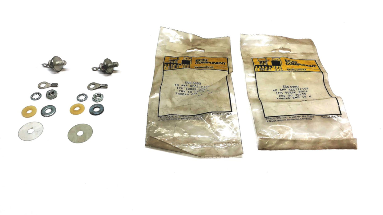 Philips ECG Thread End Set ECG5980 [Lot of 2] NOS