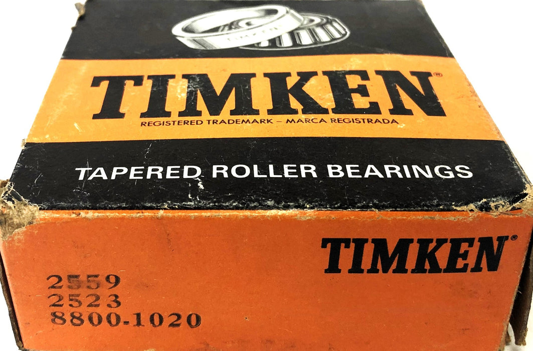Timken Tapered Roller Bearing 2559/2523 (8800-1020) NOS