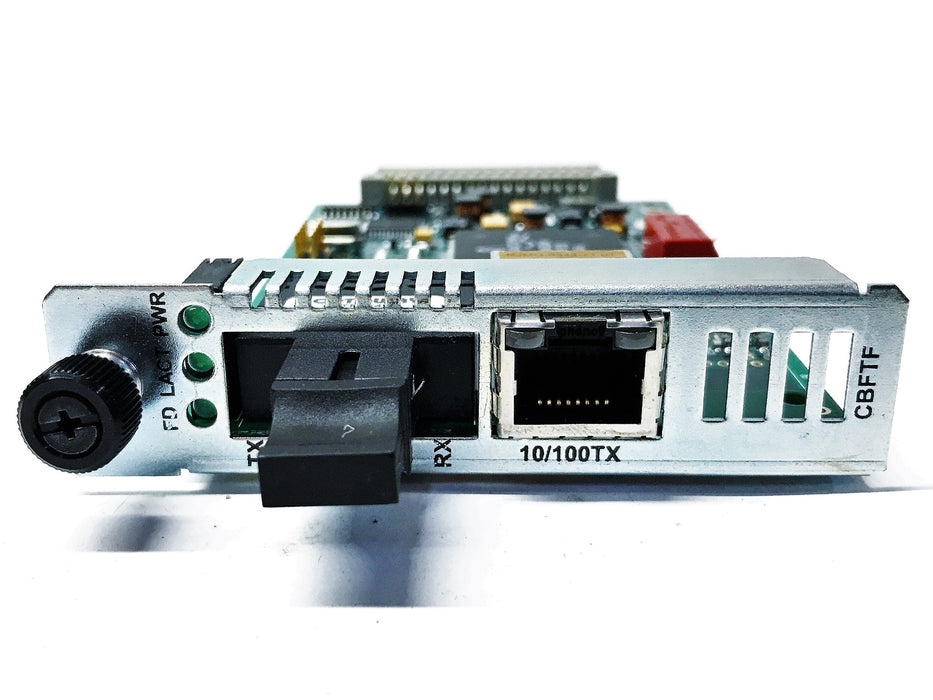 Transition Networks Bridging Slide-In-Module Media Converter CBFTF1029-100 NOS