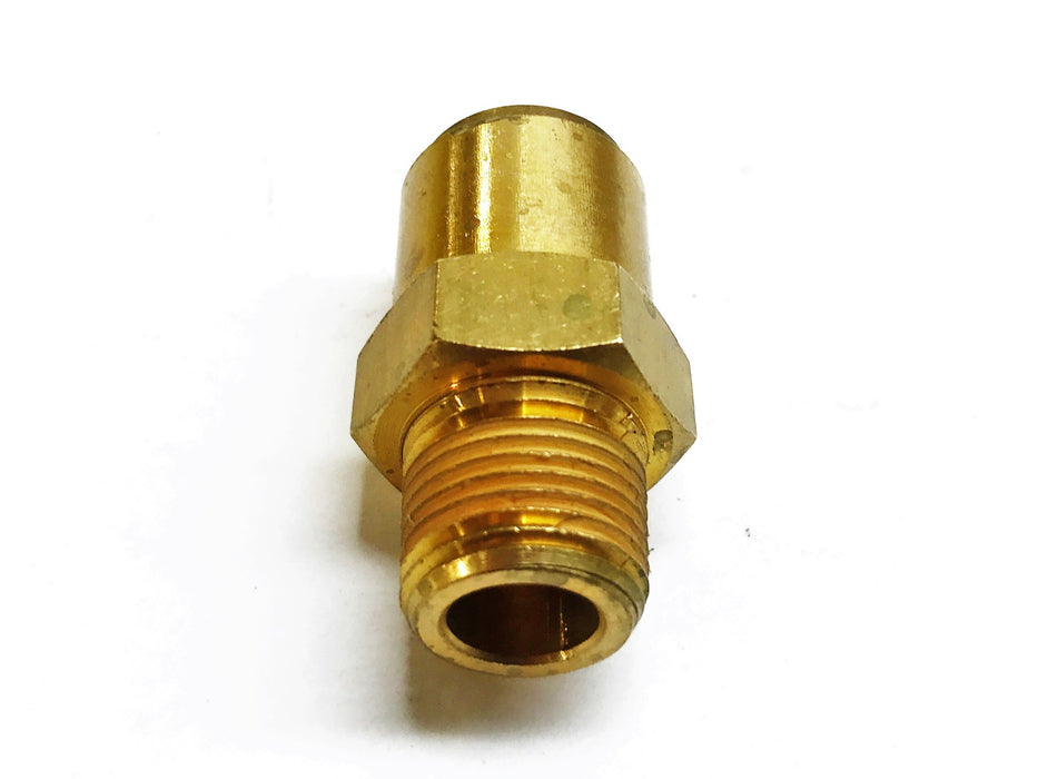 Parker 3/8" Male x 1/2" OD Brass Compression Coupling [Lot of 7] NOS
