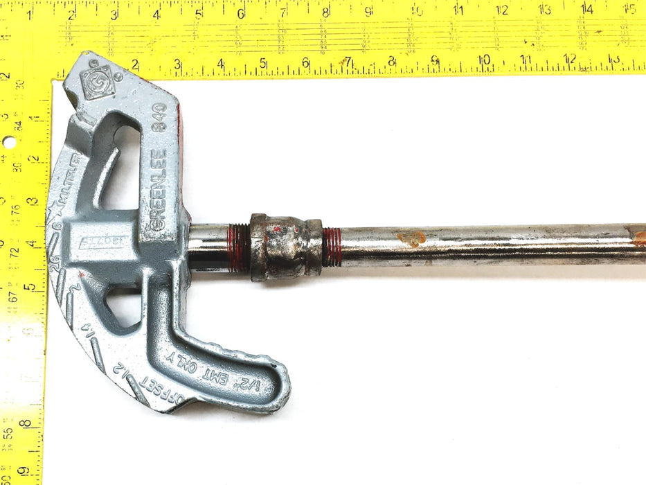 Greenlee 1/2 Inch EMT Hand Conduit Bender 840 NOS