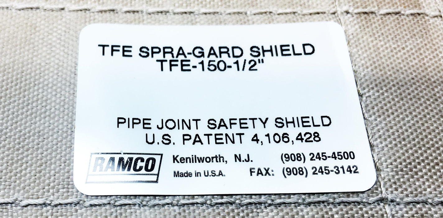 Ramco TFE SPRA-GARD Pipe Joint Safety Shield TFE-150-1/2" [Lot of 2] NOS