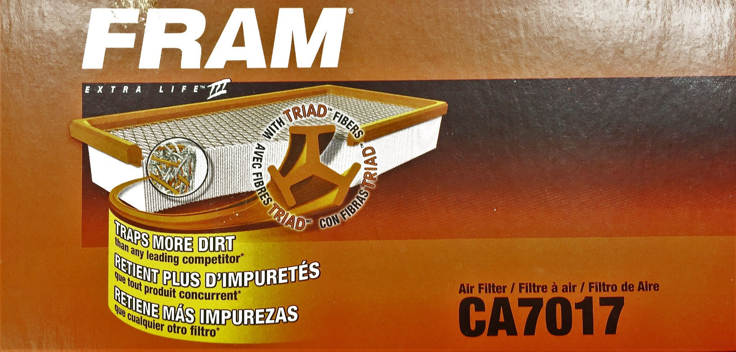 FRAM Extra Life Air Filter III CA7017 [Lot of 2] NOS