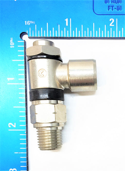 DANFOSS WEATHERHEAD Push-Connect Flow Control Adapter A557SCUX4X4 NOS