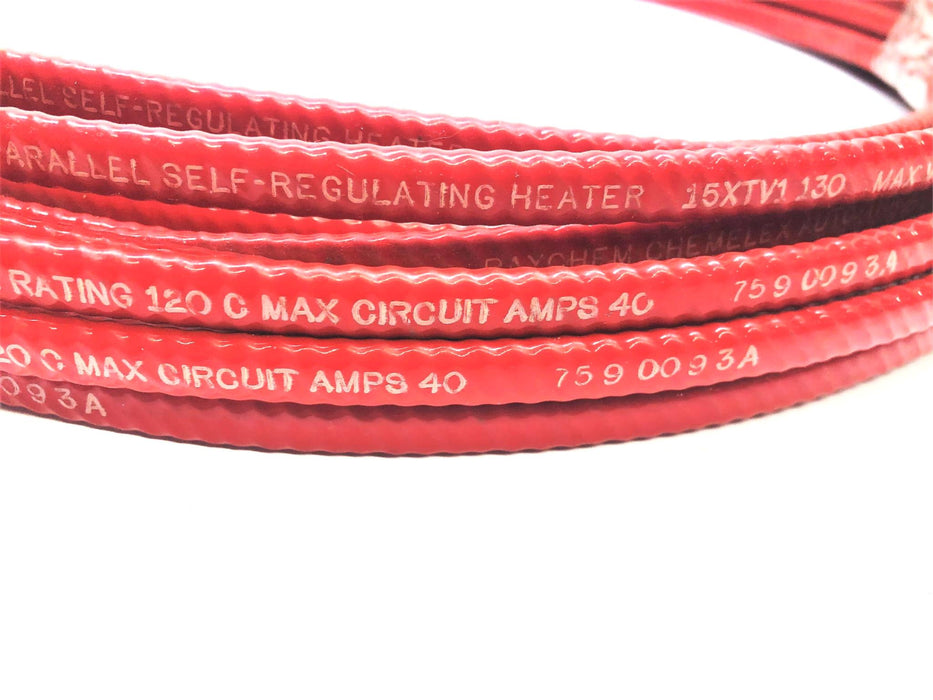 Raychem 48FT Parallel Self-Regulating Heater Cable 15XTV1130 (790093A) USED
