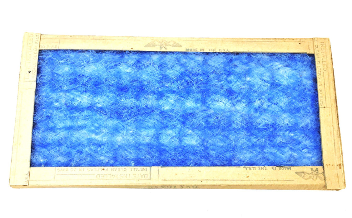 Collins Filter CO Furnace Filter 8-1/4X16-5/8X1/2 Inch [Lot of 2] NOS