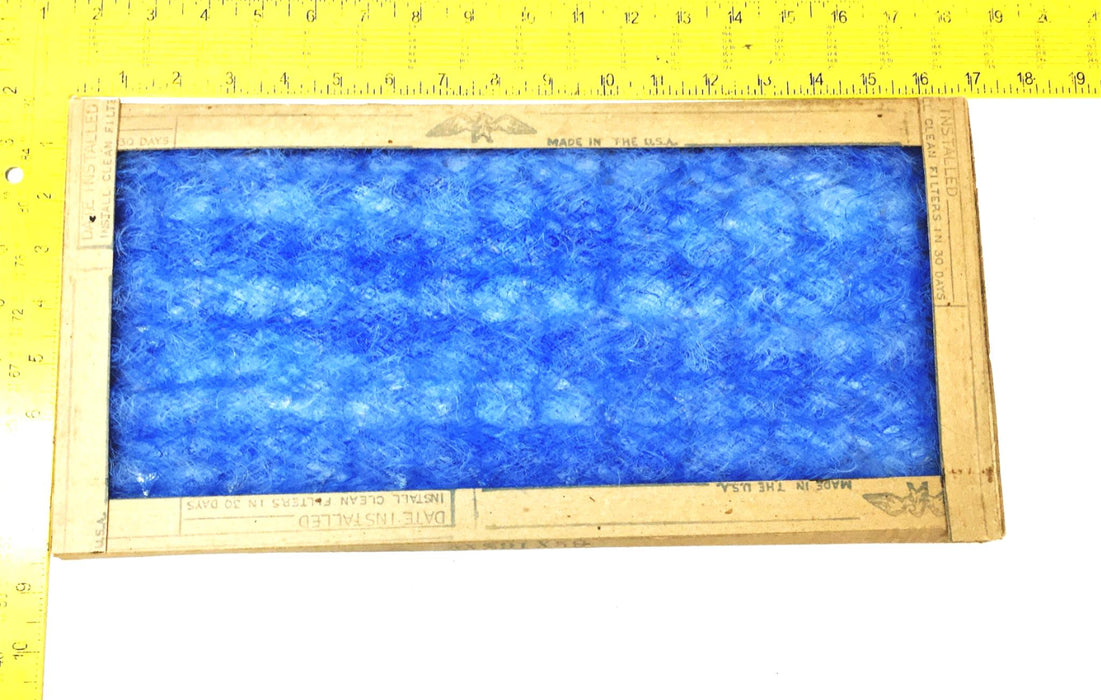 Collins Filter CO Furnace Filter 8-1/4X16-5/8X1/2 Inch [Lot of 2] NOS