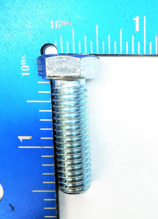 Unbranded 3/8" X 1-1/4" Zinc Plated Hex Cap Head Bolt [Lot of 50] NOS