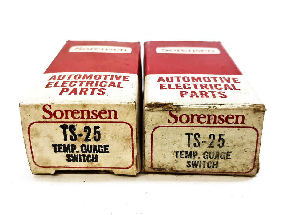 Sorensen Temperature Gauge Switch TS-25 [Lot of 2] NOS