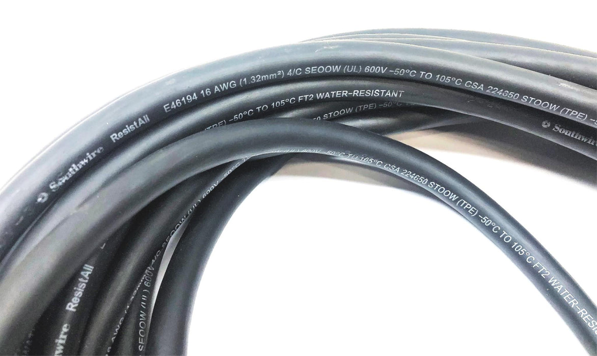 Southwire ResistAll 34FT 16AWG 600V Water Resistant Cable E46194 USED