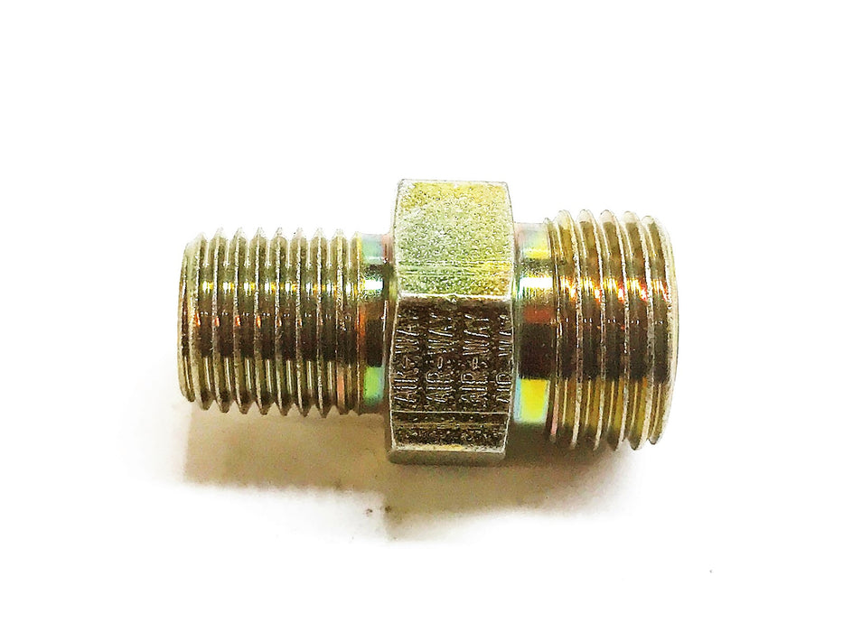 Unbranded 3/8" Male x 1/4" Male Brass Compression Coupling [Lot of 4] NOS