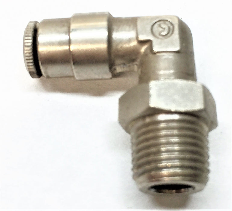 DANFOSS WEATHERHEAD 8mm Quick Coupling Elbow 1169X8MX4PT [Lot of 10] NOS