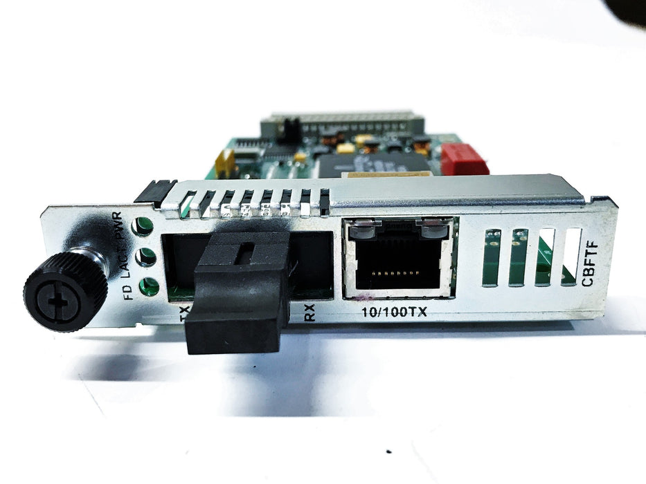 Transition Networks Bridging Slide-In-Module Media Converter CBFTF1029-101 NOS