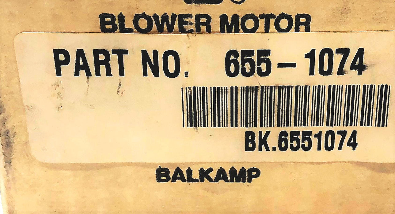 Napa Balkamp Black Blower Motor 6551074 NOS