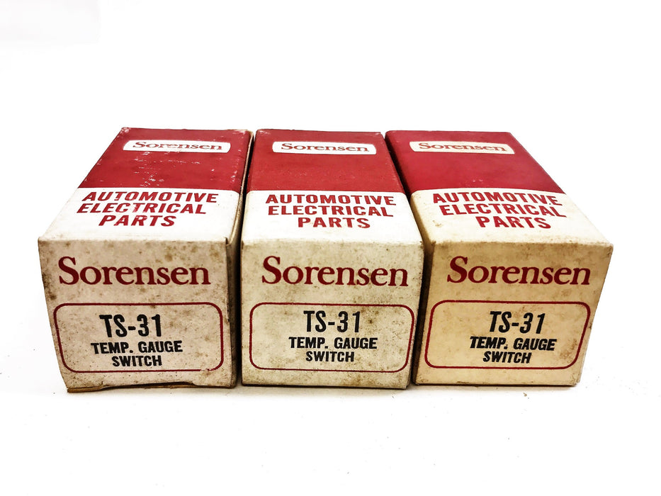 Sorensen Temperature Gauge Switch TS-31 [Lot of 3] NOS
