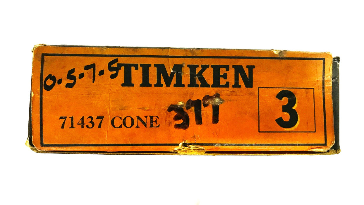 Timken Tapered Roller Bearing Cone 71437 NOS