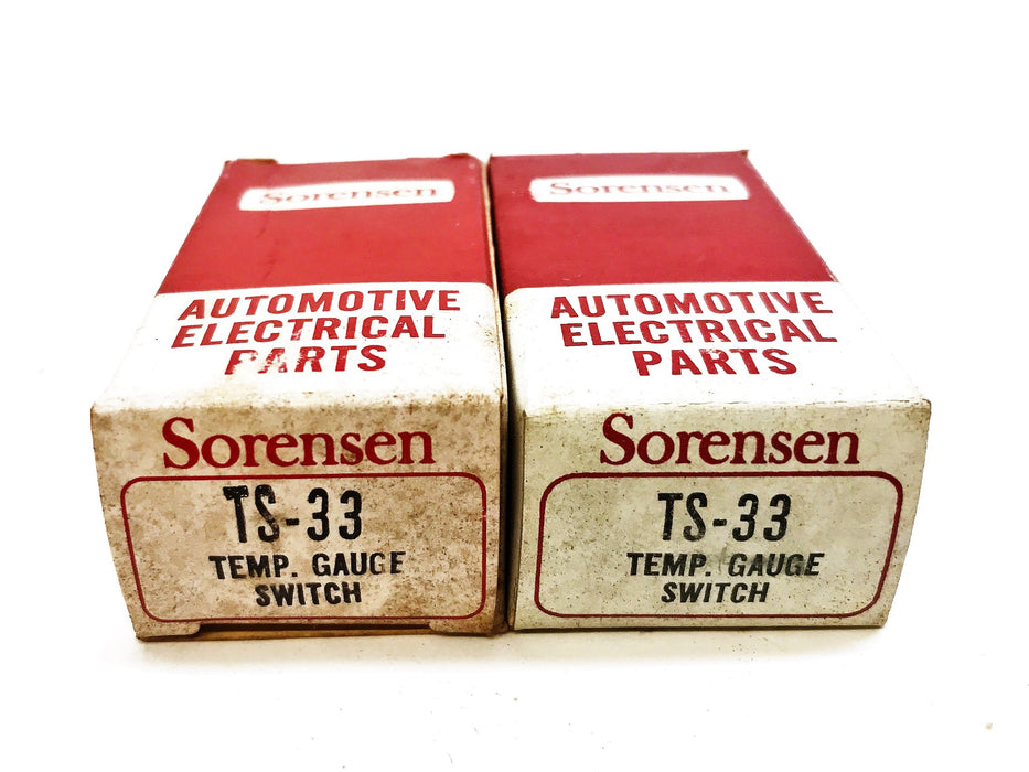 Sorensen Temperature Gauge Switch TS-33 [Lot of 2] NOS