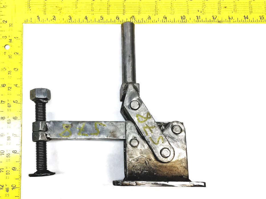 Destaco 9X10Inch Vertical Hold Down Action Toggle Clamp With Base 3-149-832 USED