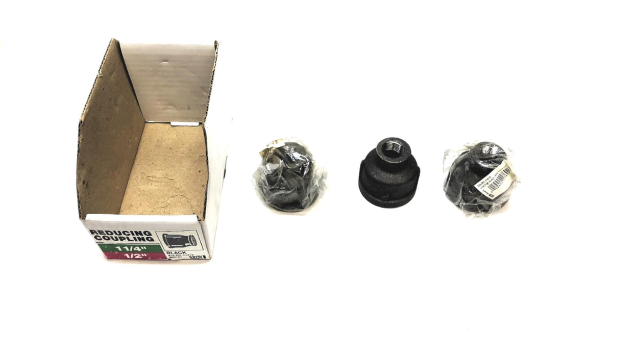 LDR 1-1/4"X1/2" Black Reducing Coupler 310RC-11412 [Lot of 3] NOS