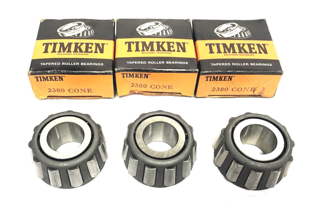 Timken Tapered Roller Bearing Cone 2380 [Lot of 3] NOS