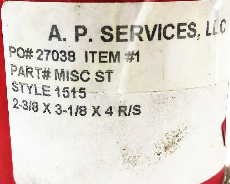 AP Services 5 Piece 2-3/8X3-1/8X4 Inch Packing Ring Set Style 1515 NOS
