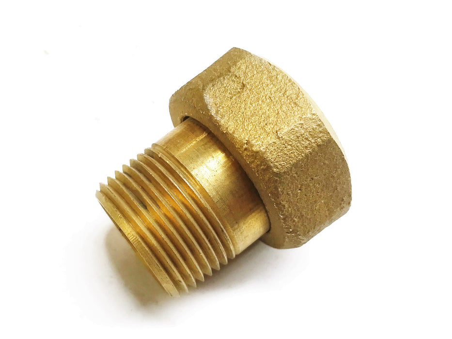 Unbranded 1" Brass Compression Fitting [Lot of 2] NOS