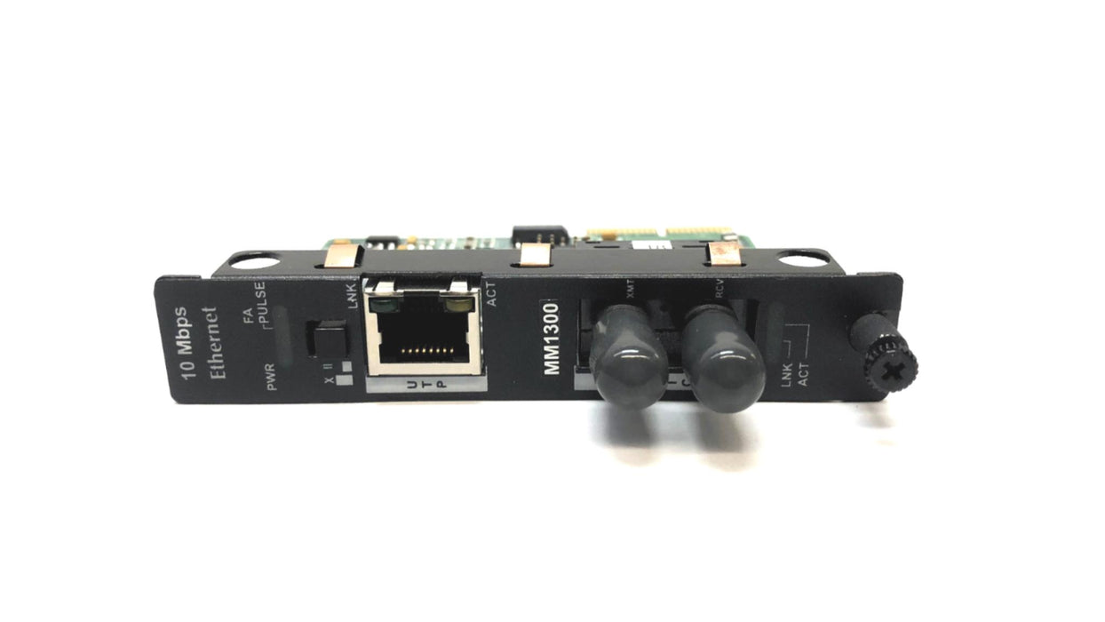 Black Box SNMP 10 MBPS Media Converter LMC5016C-R2 (MM1300) NOS