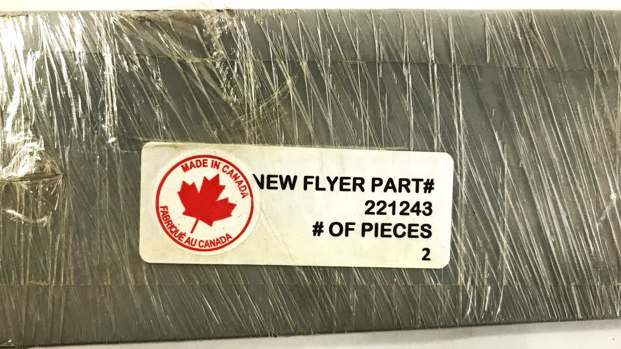 New Flyer 43 inch x 2-3/4 inch Filler Panel 221243 [Lot of 2] NOS