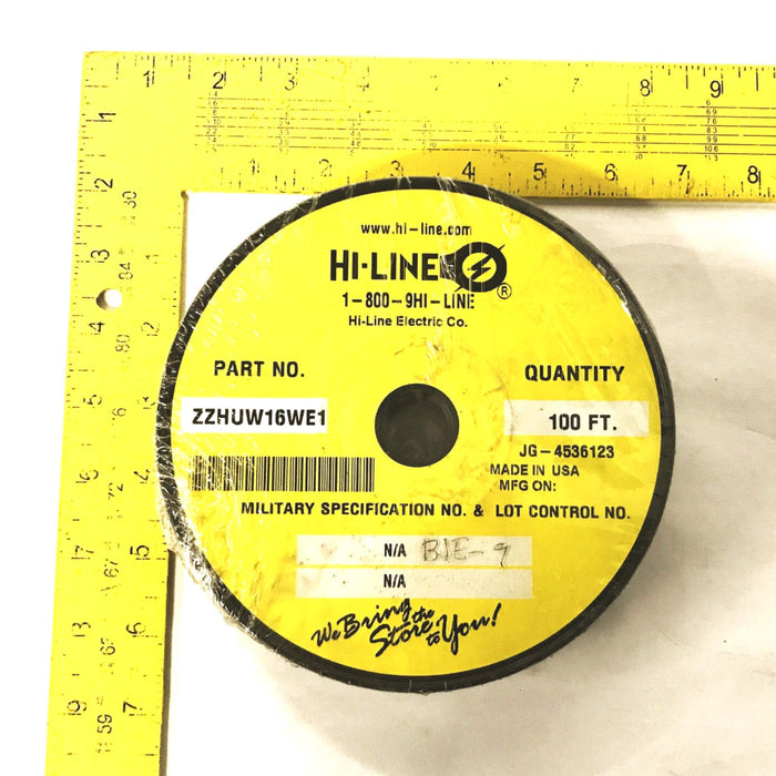 Hi-Line Electric Hookup/Lead Wire, Roll of 100 Feet, B16-19-9 [Lot of 2] NOS