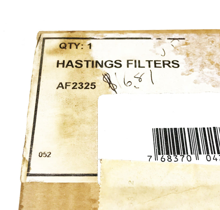 Hastings Air Filter AF2325 NOS