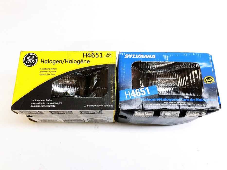 GE/Sylvania Halogen Head Lamp H4651 [Lot of 3] NOS