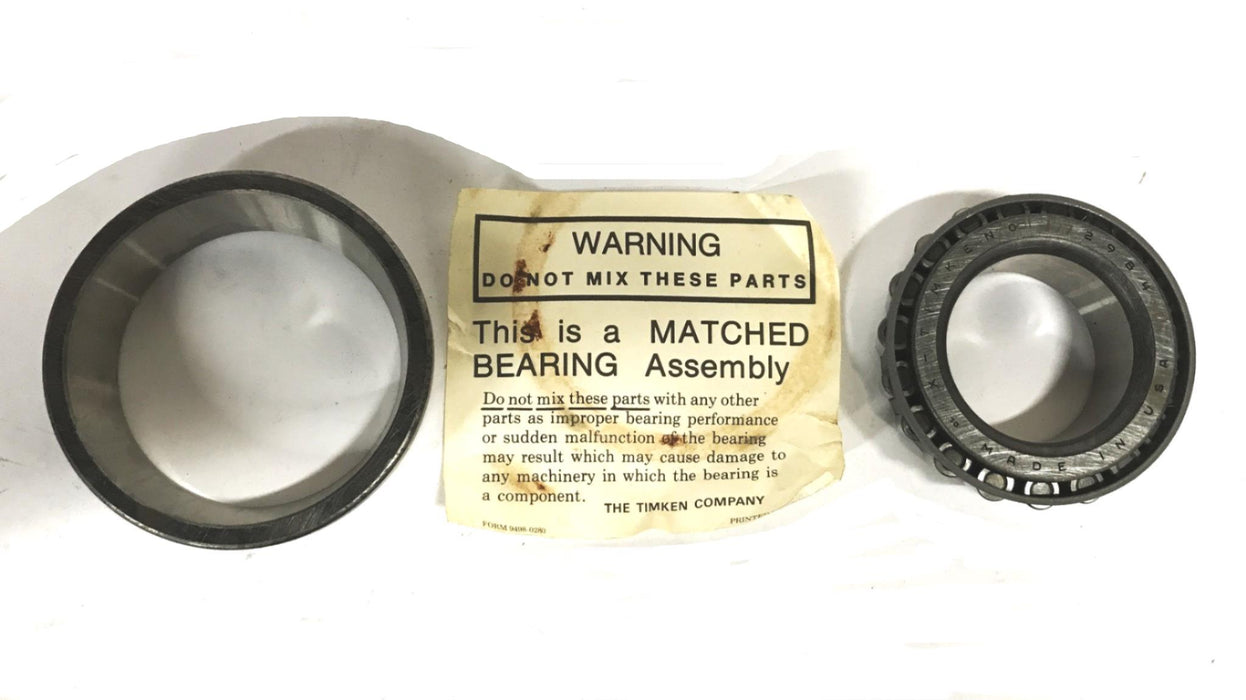 Timken Tapered Roller Bearing Matched Assembly 2984-90016 NOS
