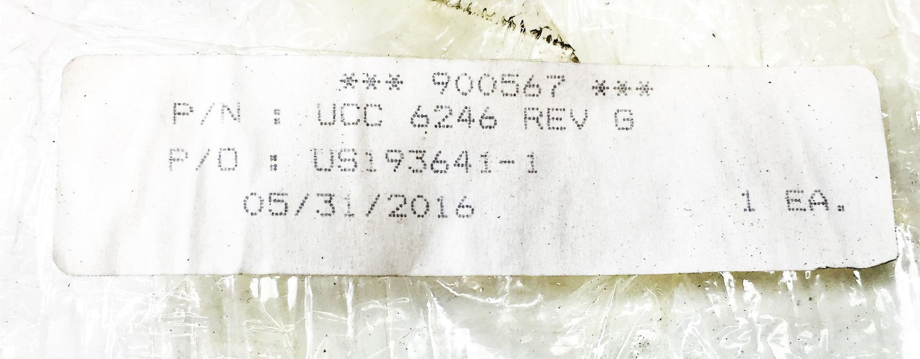 Unbranded 4 Piece Neoprene Rubber Gasket Set UCC-6246 NOS