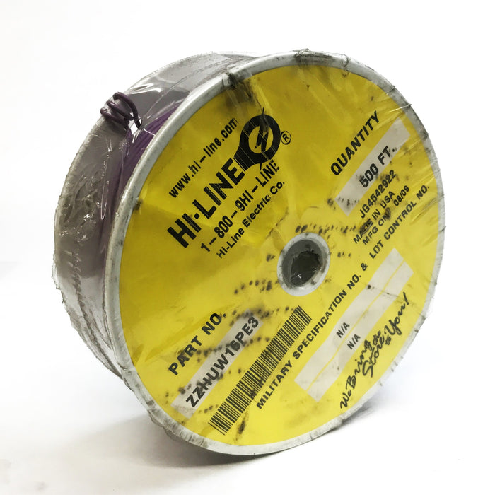 Hi-Line Electric Hookup/Lead Wire, Roll of 500 Feet, WPD-1619-7 NOS