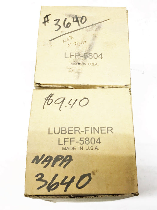Luber Finer Fuel Filter LFF-5804 [Lot of 2] NOS
