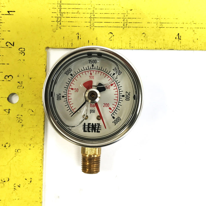 Lenz Air Pressure Gauge AFC-3M-25-MID [Lot of 2] NOS