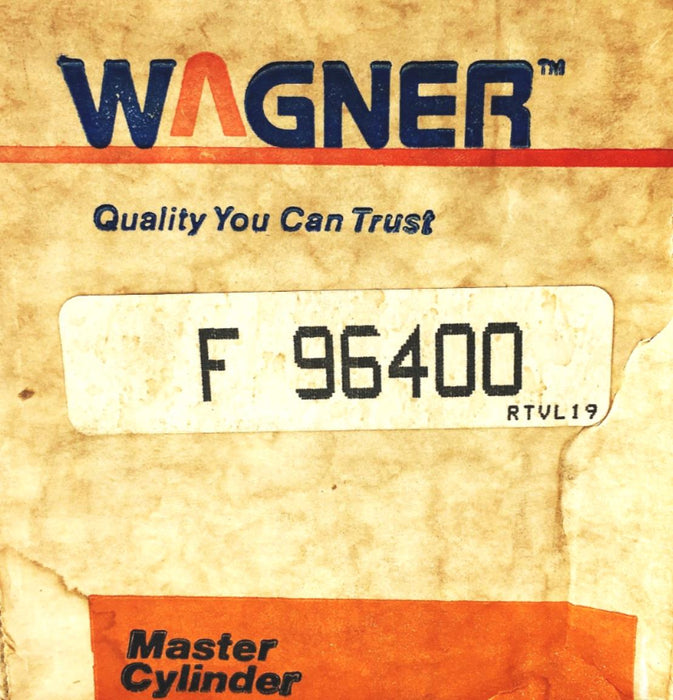 Wagner Brake Master Cylinder F96400 NOS