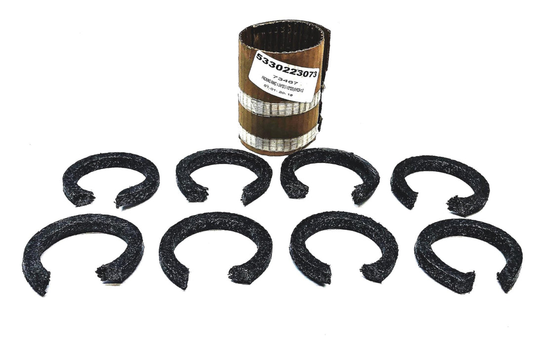 Four States Gasket And Rubber 8 Piece Graphite Packing Ring Set 5330223073 NOS
