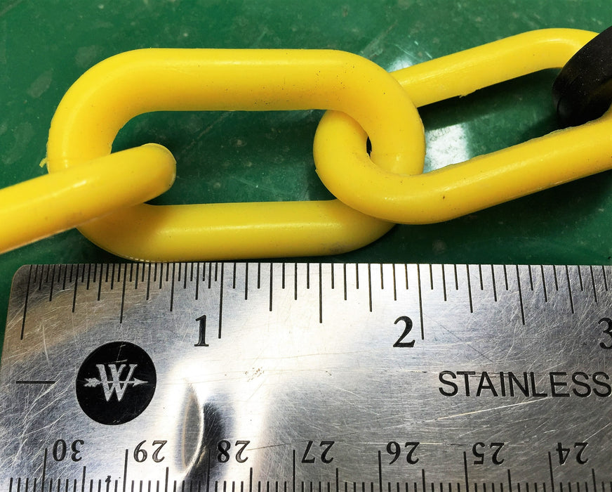 Hofman Plastics 4-Gallon Yellow Plastic 2" Diameter Chain Pail NOS