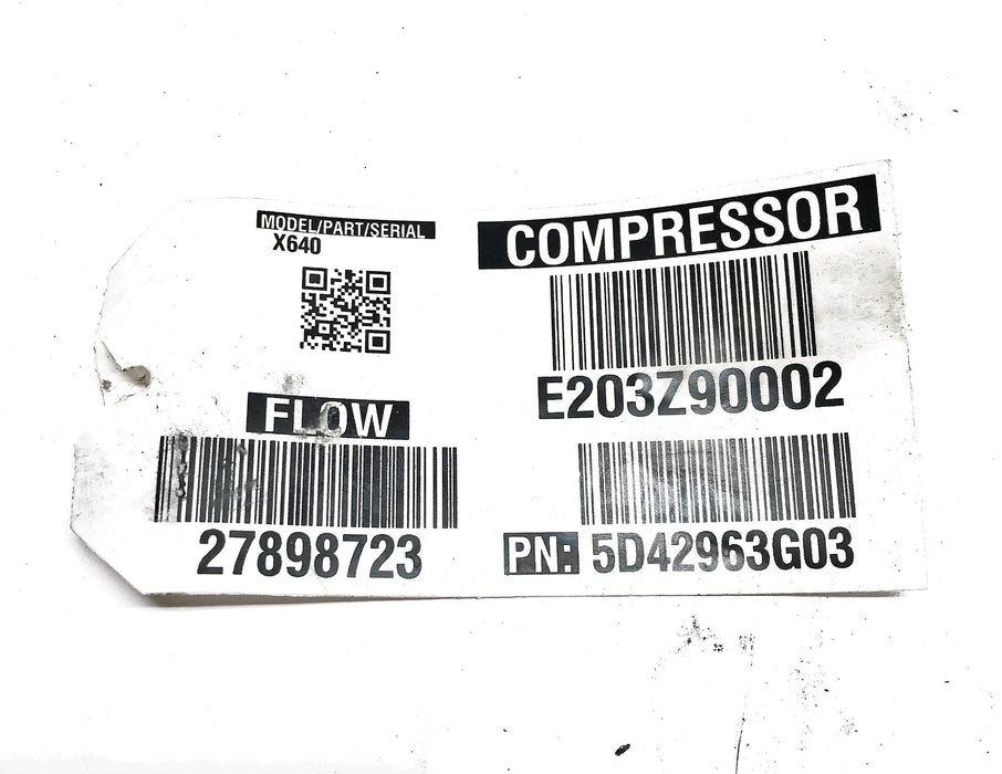 Thermo King OEM "X640" Compressor Assembly 102503 (5D42963G03) NOS