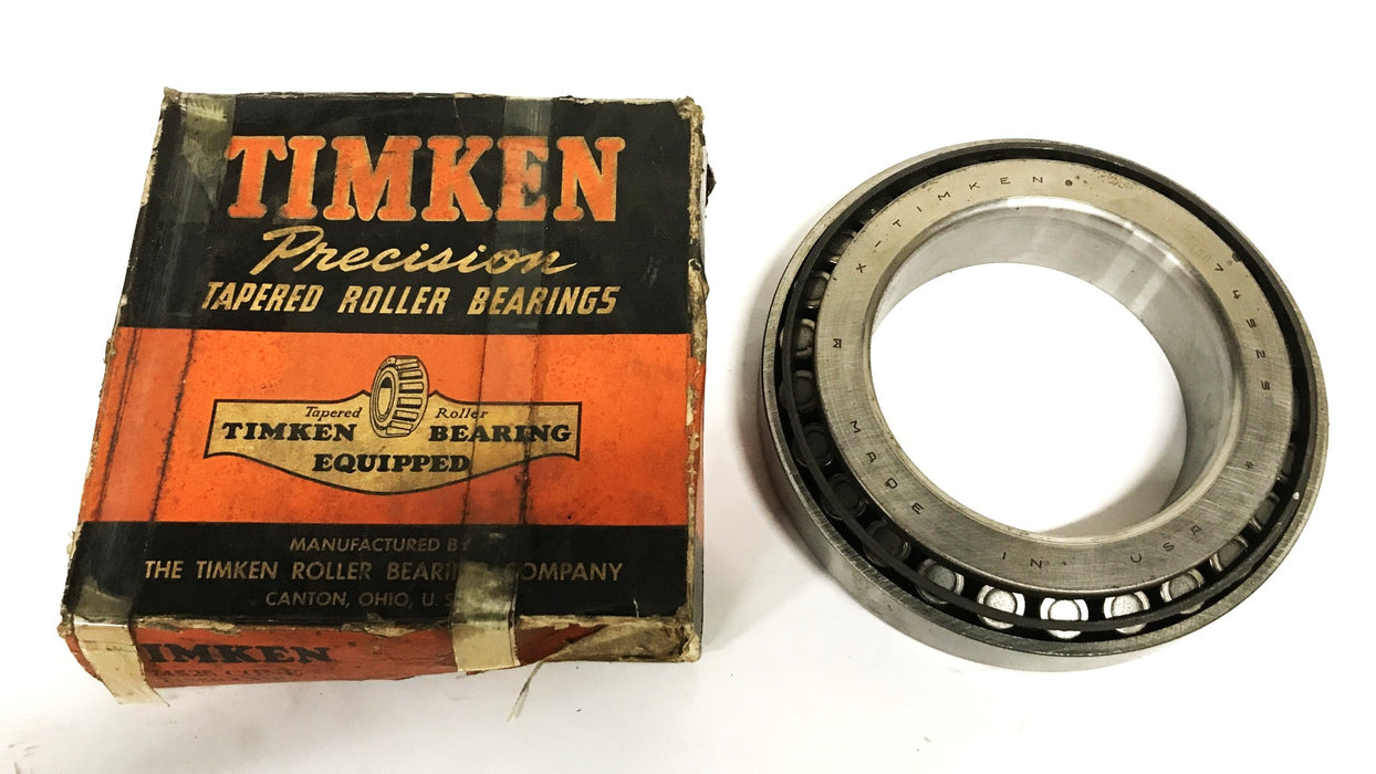 Timken Tapered Roller Bearing Cone and Cup Set 74525/74850 NOS