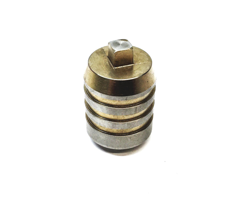 Unbranded 1 Inch OD 3/8 Inch ID Valve Block 1-5/8 Inch OAL NOS