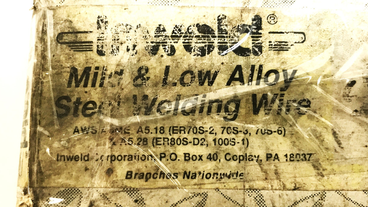 Inweld 1/8" TIG Welding Rods, Low Alloy, 5lbs Box, ER70S-6 NOS