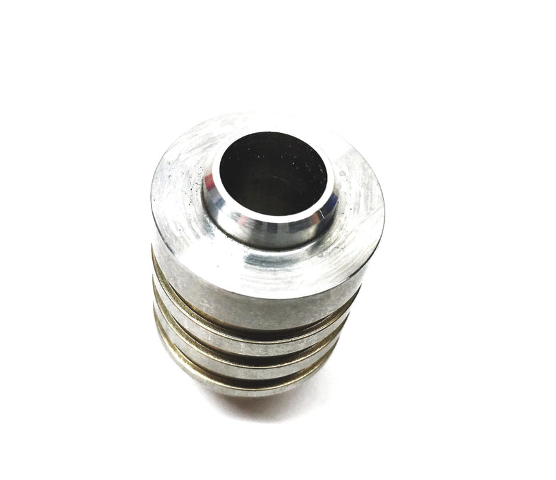 Unbranded 1 Inch OD 3/8 Inch ID Valve Block 1-5/8 Inch OAL NOS